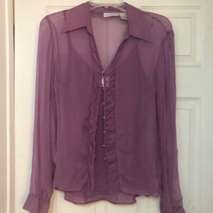 Very nice shear two piece blouse.
